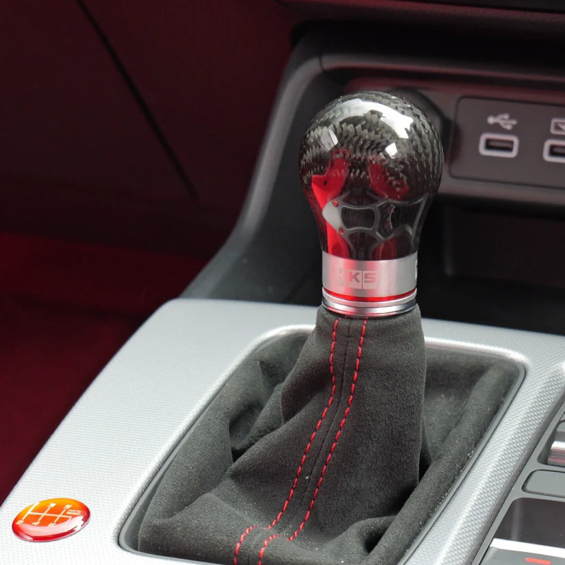 HKS Carbon Shift Knob with Collar Honda Civic Type R FK8 FL5 17-25 - Image 4